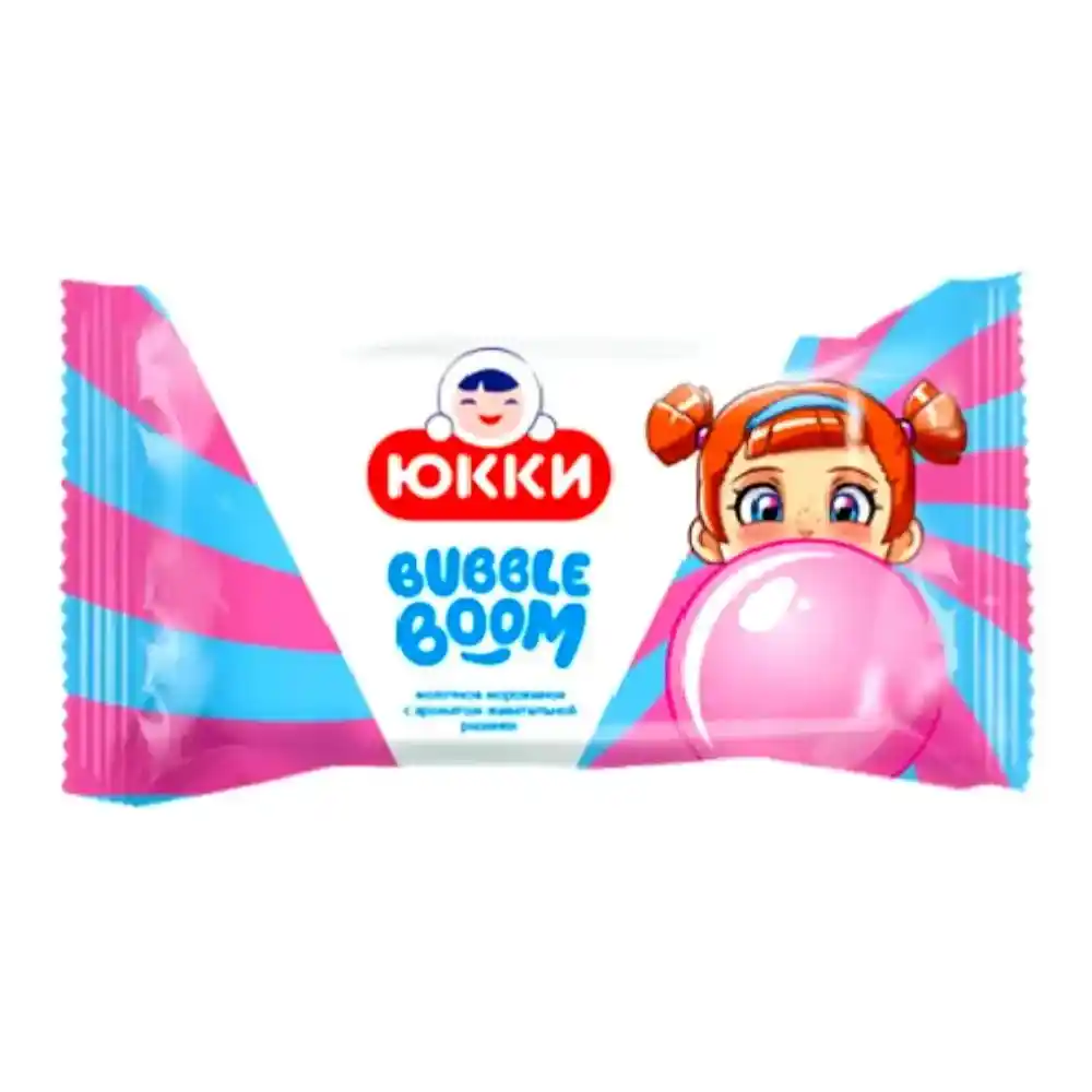 Мороженое двухслойное "Bubble BOOM" с ароматом жевательной резинки 50г 1/24