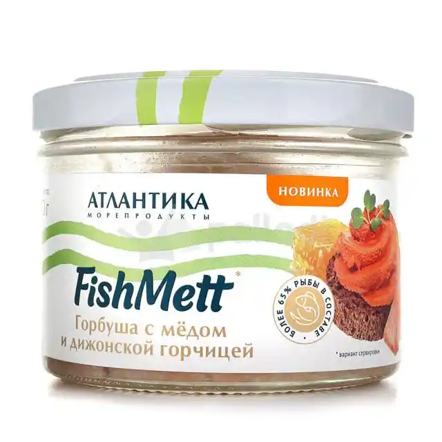 [4607095505708] Горбуша FishMett д/в с/с с медом и дижонской горчицей 170 г Атлантика